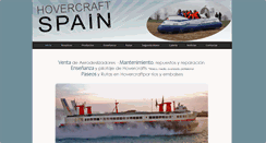 Desktop Screenshot of hovercraftspain.com